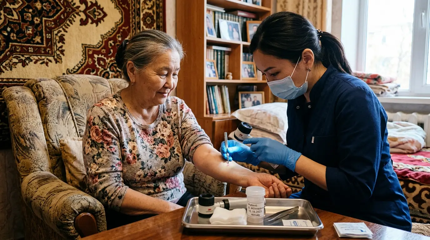 Приём дерматолога на дому в Алматы