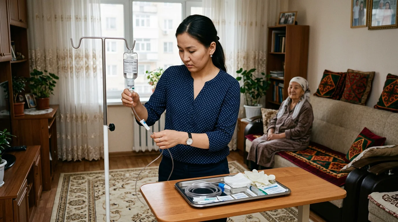 Капельница для мозга на дому в Алматы