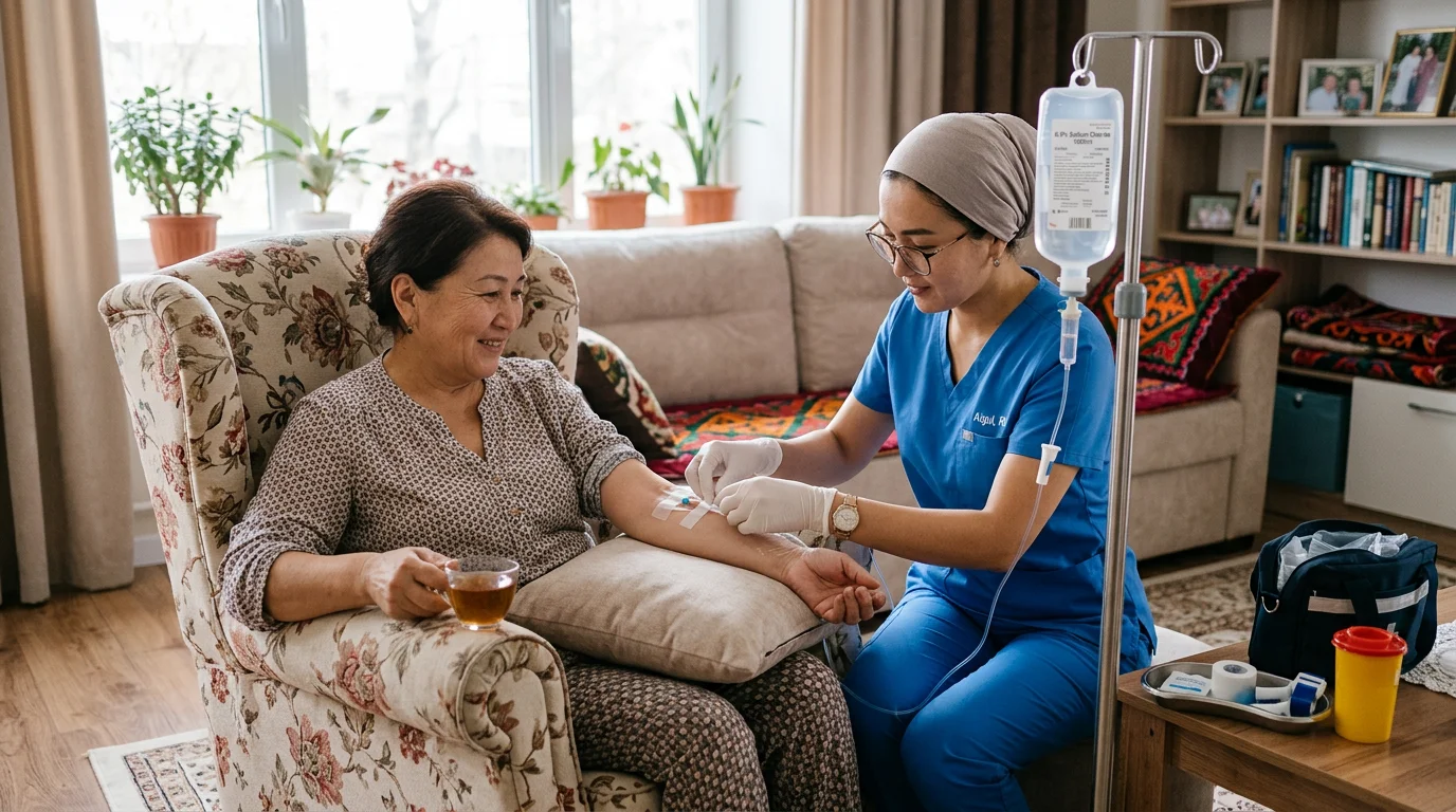 Консультация по капельнице на дому