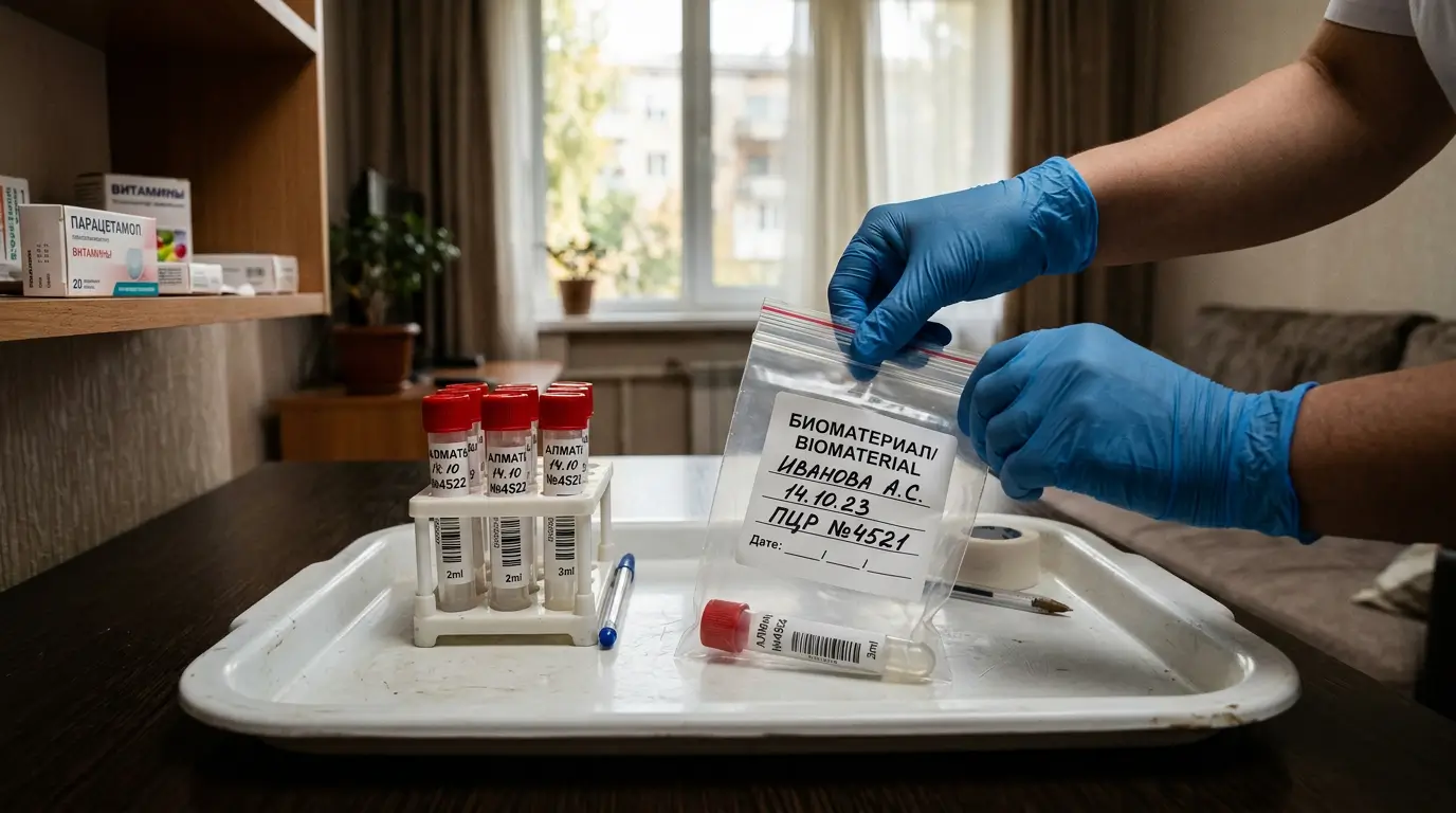 Расширенный ПЦР-скрининг на дому в Алматы