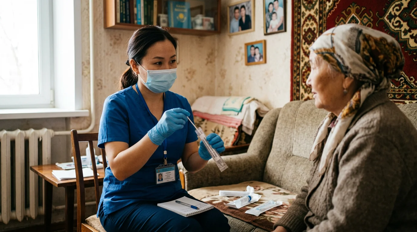 ПЦР и забор биоматериала на дому в Алматы