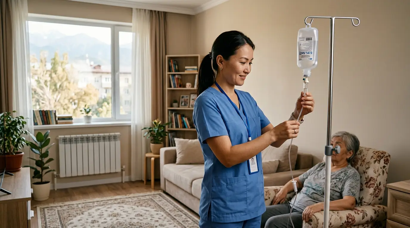 Капельница Лаеннек на дому в Алматы