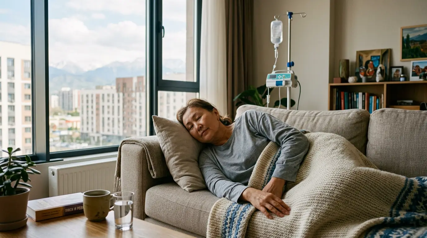 Результат после капельницы Лаеннек