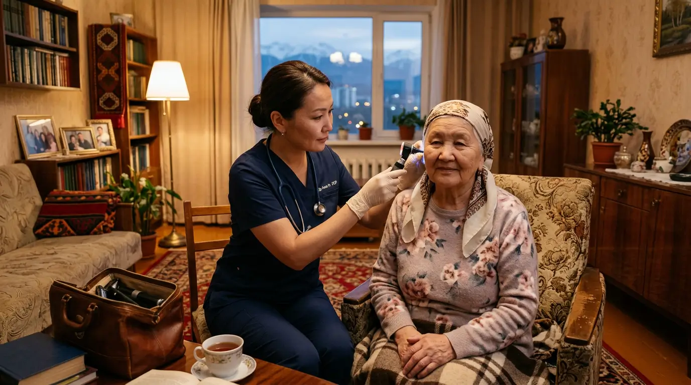 ЛОР на дому в Алматы — полный спектр услуг для здоровья ушей, горла и носа