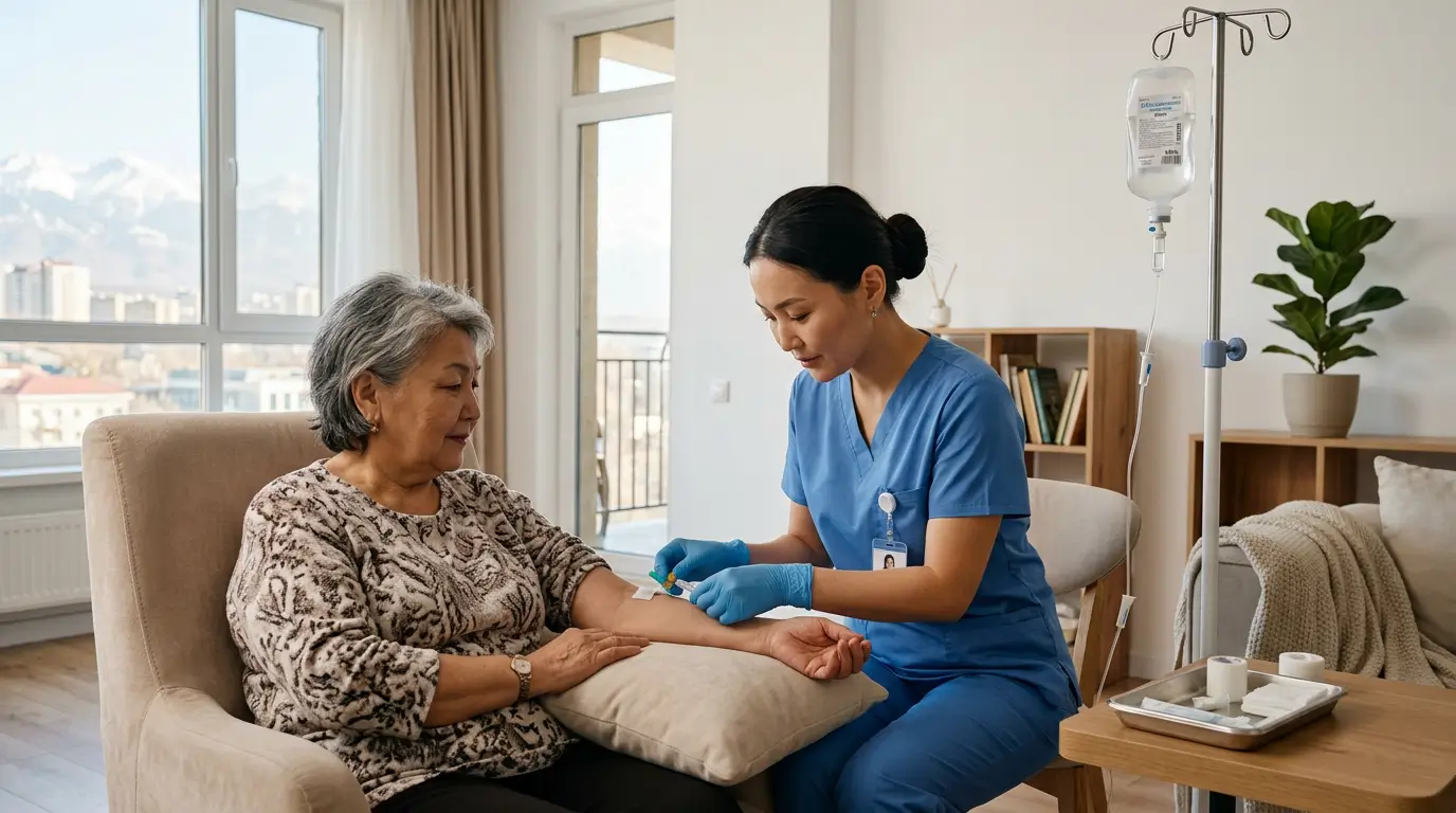 Витаминная капельница на дому в Алматы