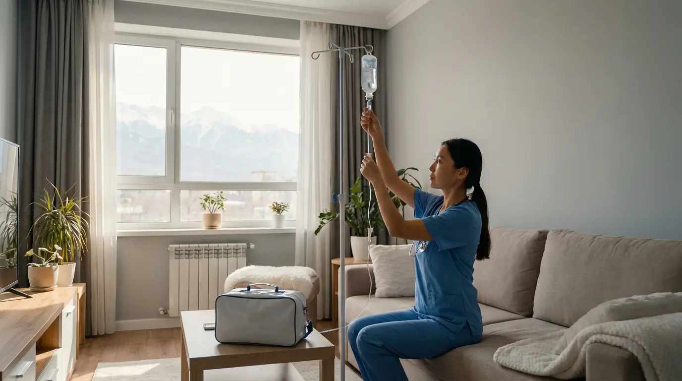 Капельница Стоп Аппетит на дому в Алматы