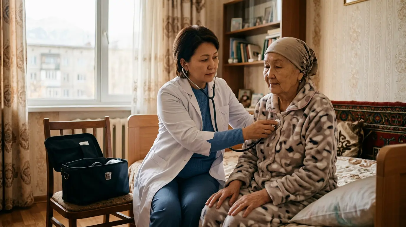 Приём терапевта на дому в Алматы